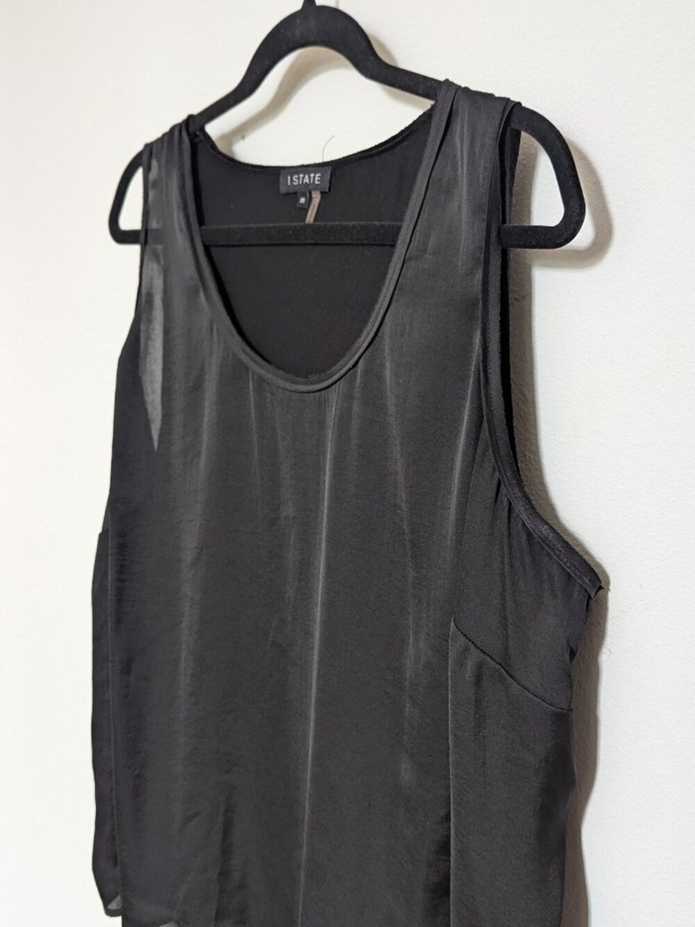 1.STATE Satin Front Tank Top, Camisole